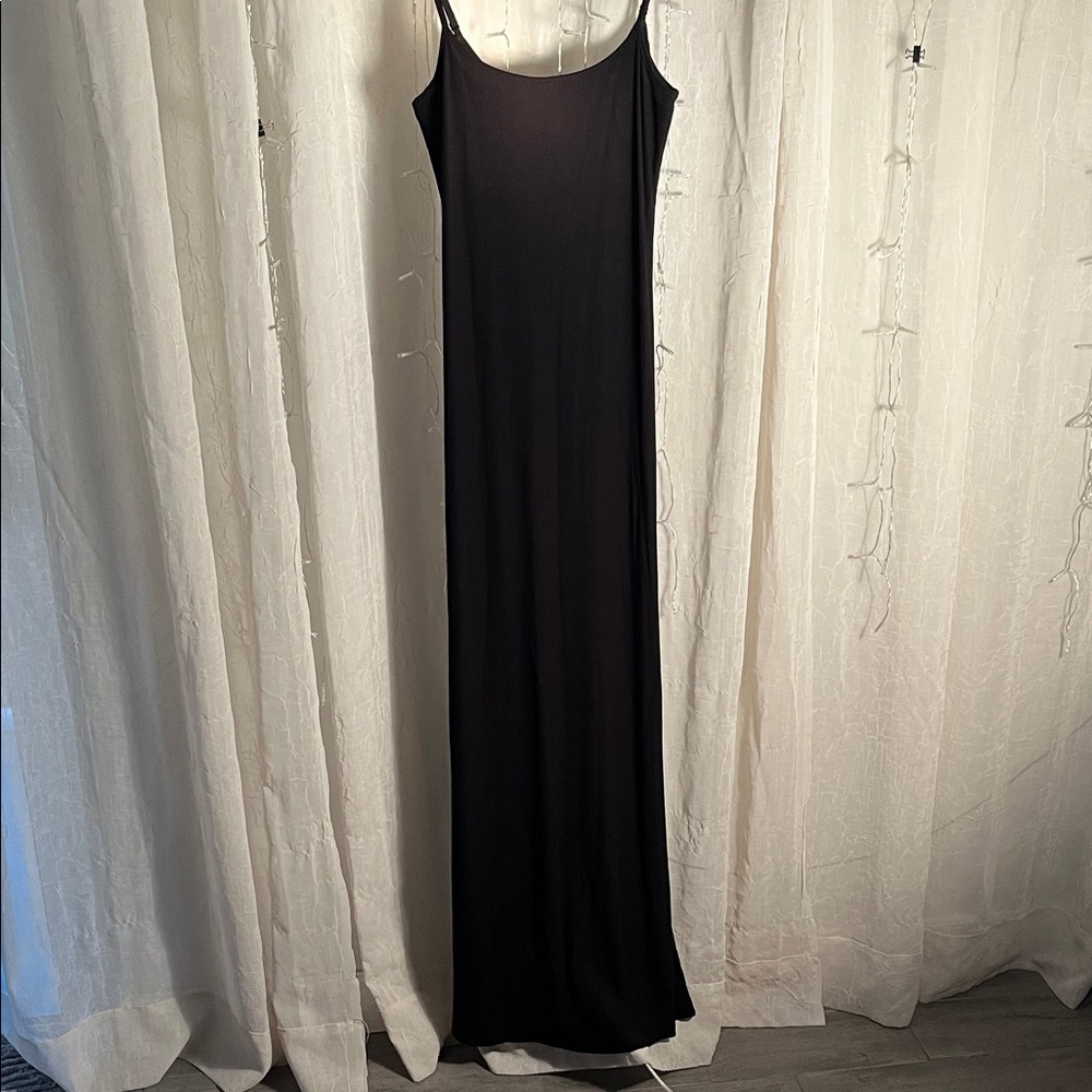 SKIMS Black Maxi Dress